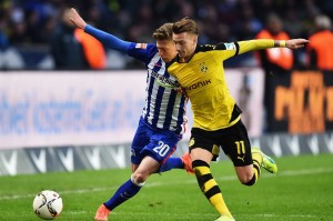  多特蒙德憾平柏林赫塔丢分  